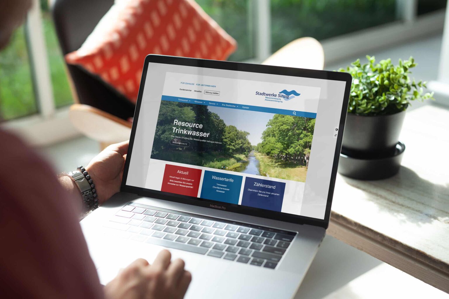 Neue Webseite für die Stadtwerke Sinzig