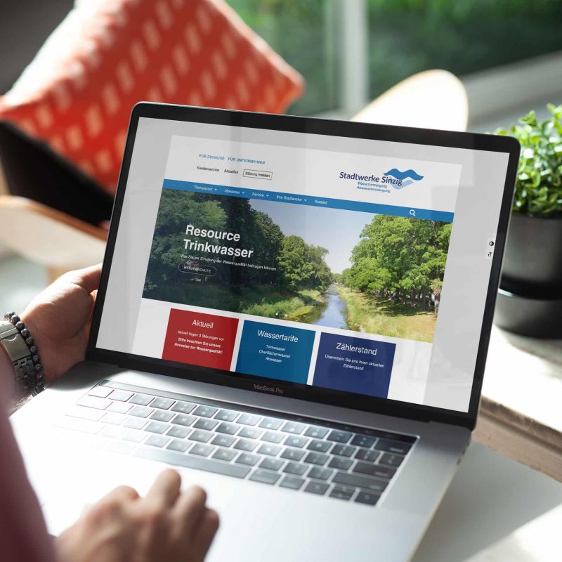 Neue Webseite für die Stadtwerke Sinzig
